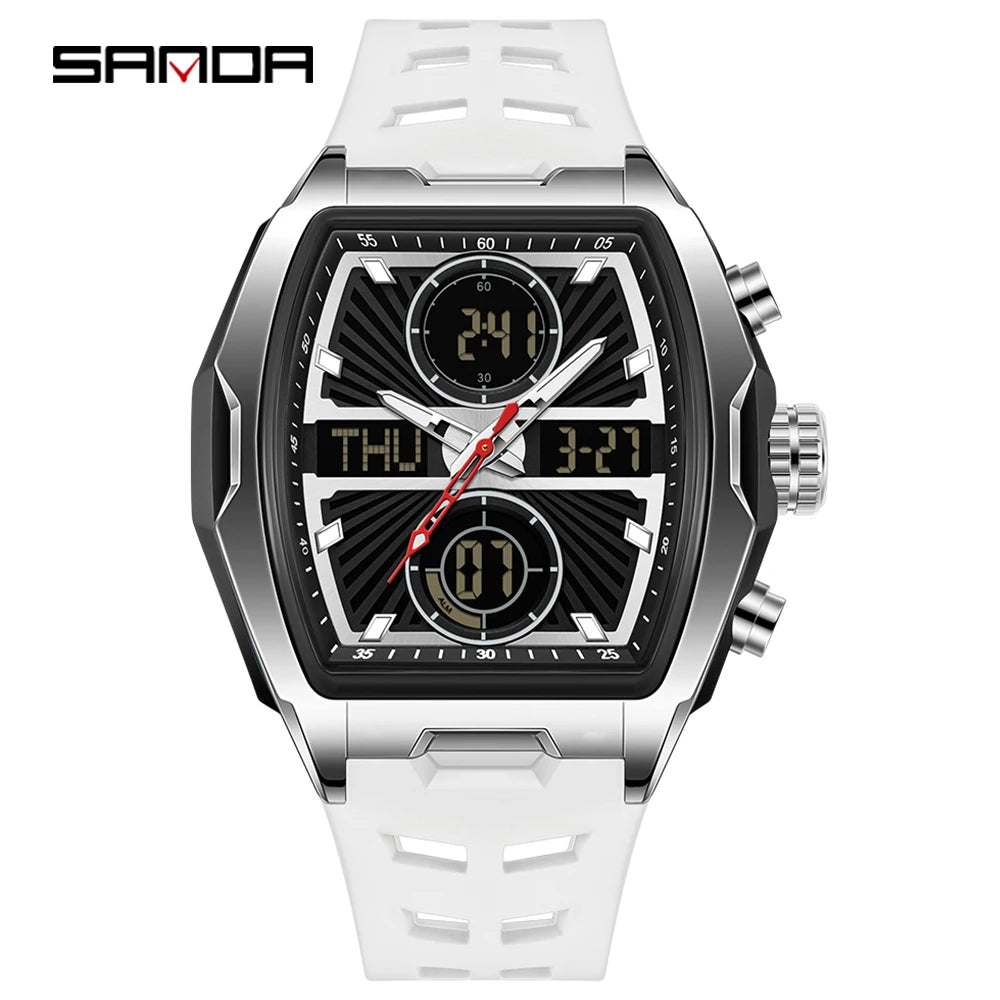 Fashion Tonneau Digital Watch
