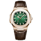 Leather Strap Waterproof Wirstwatch