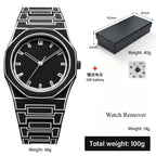 Modern Minimalist Sketching Creative Sports and Leisure Watch Creative Design Waterproof Watch