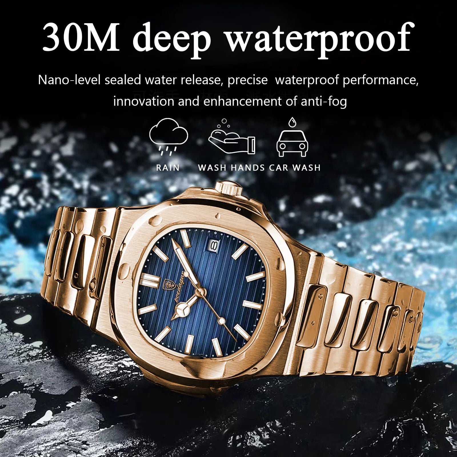 CASUAL GOLDEN WATCH