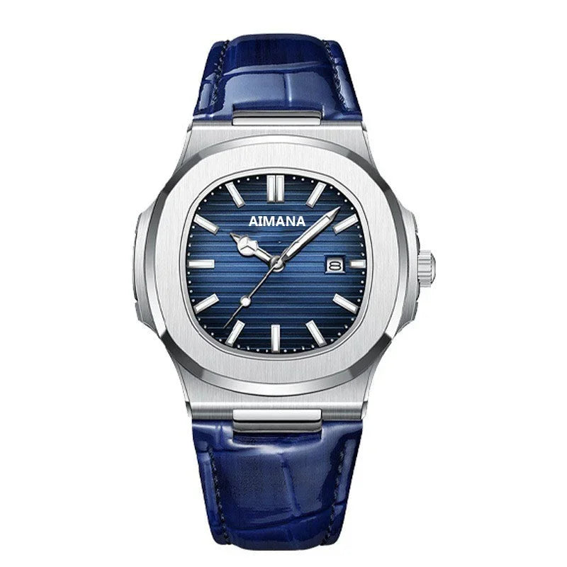 Leather Strap Waterproof Wirstwatch