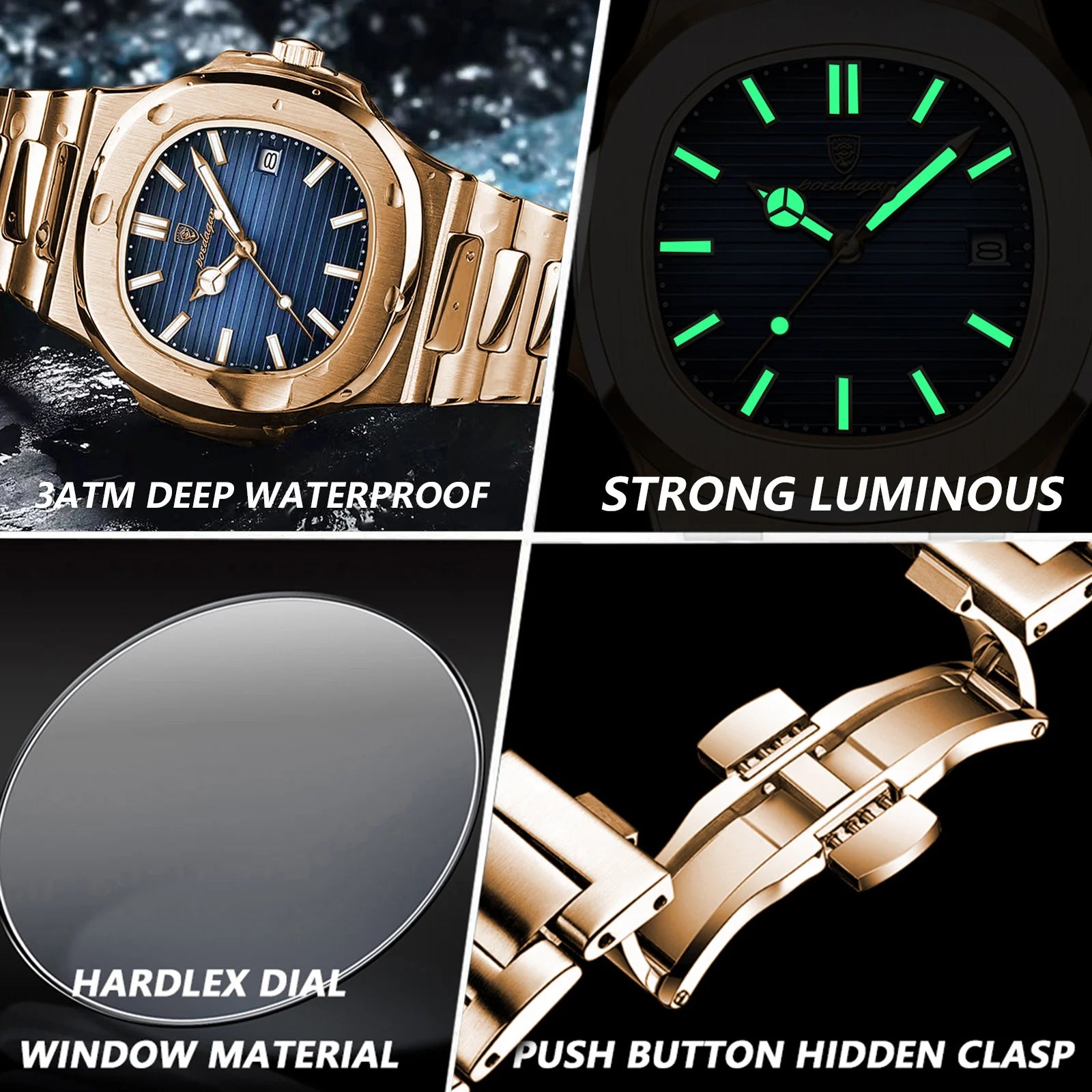CASUAL GOLDEN WATCH