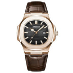 Leather Strap Waterproof Wirstwatch