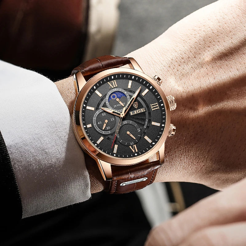 Leather Wristwatches Deluxe