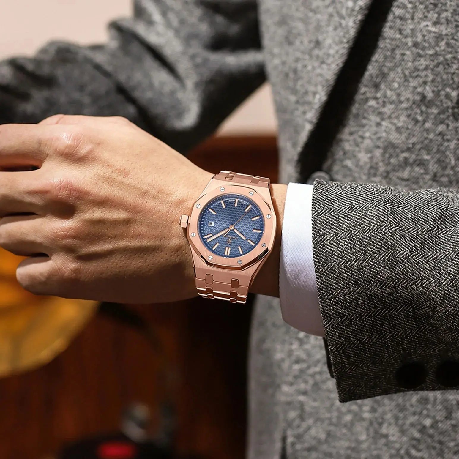 Men Watch Stainless Steel FASHION