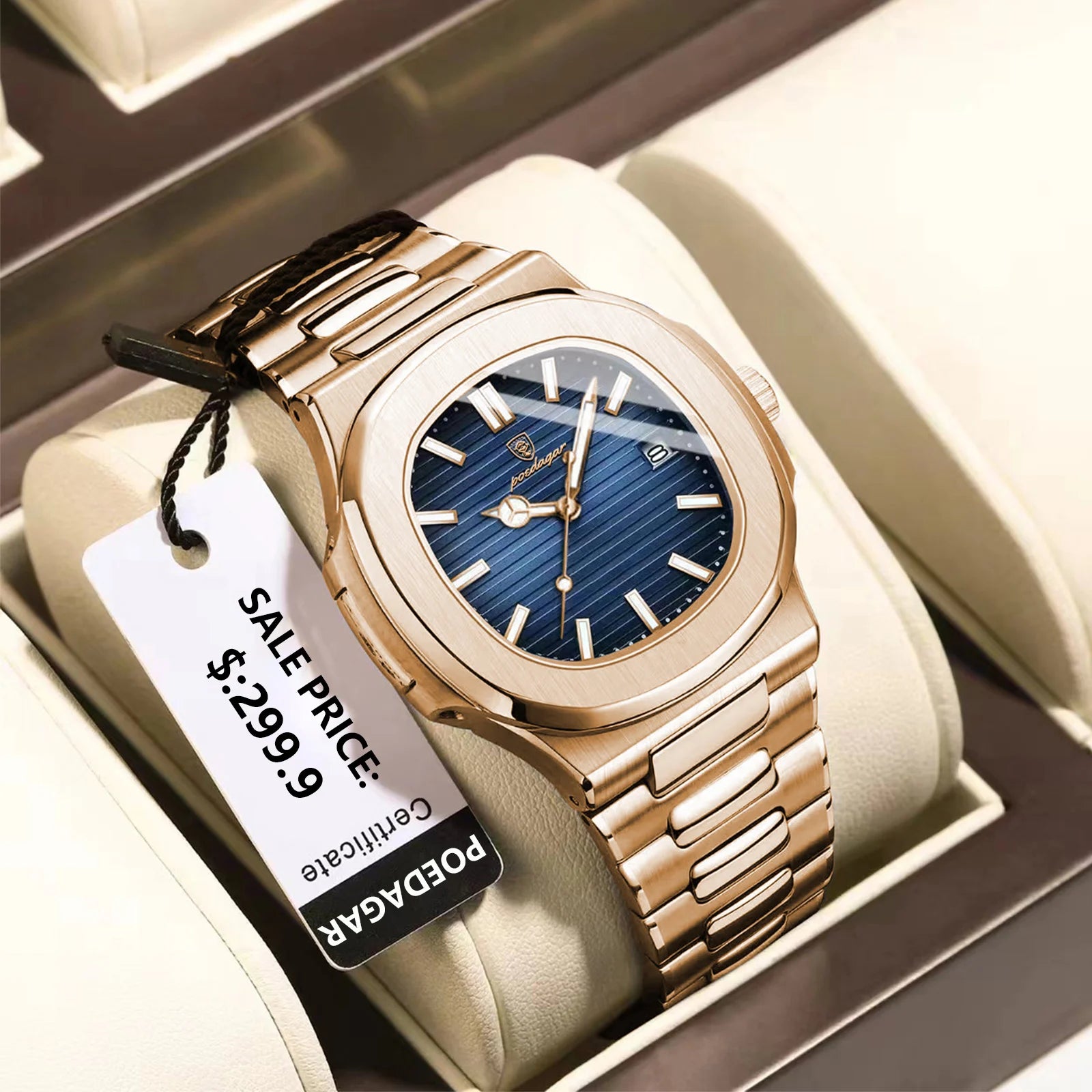 CASUAL GOLDEN WATCH
