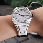 Modern Minimalist Sketching Creative Sports and Leisure Watch Creative Design Waterproof Watch