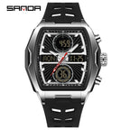 Fashion Tonneau Digital Watch